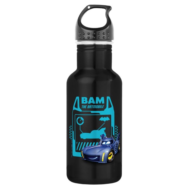 Batwheels™ Bam - The Batmobile Stainless Steel Water Bottle (Front)