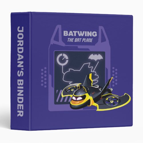 Batwheelsâ Batwing _ The Bat Plane 3 Ring Binder