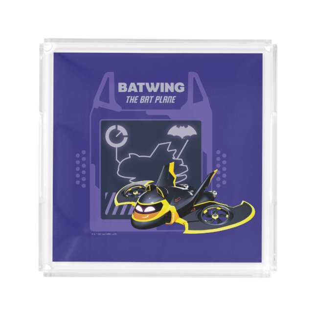 Batwheels™ Batwing - The Bat Plane Acrylic Tray (Front)