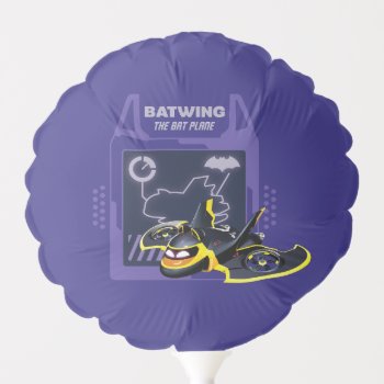 Batwheels™ Batwing - The Bat Plane Balloon by batman at Zazzle