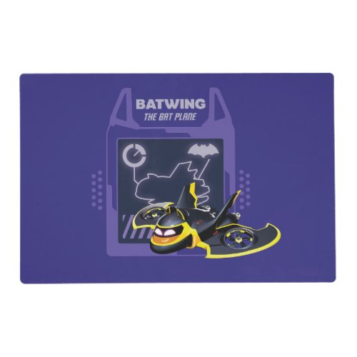 Batwheels Batwing _ The Bat Plane Placemat