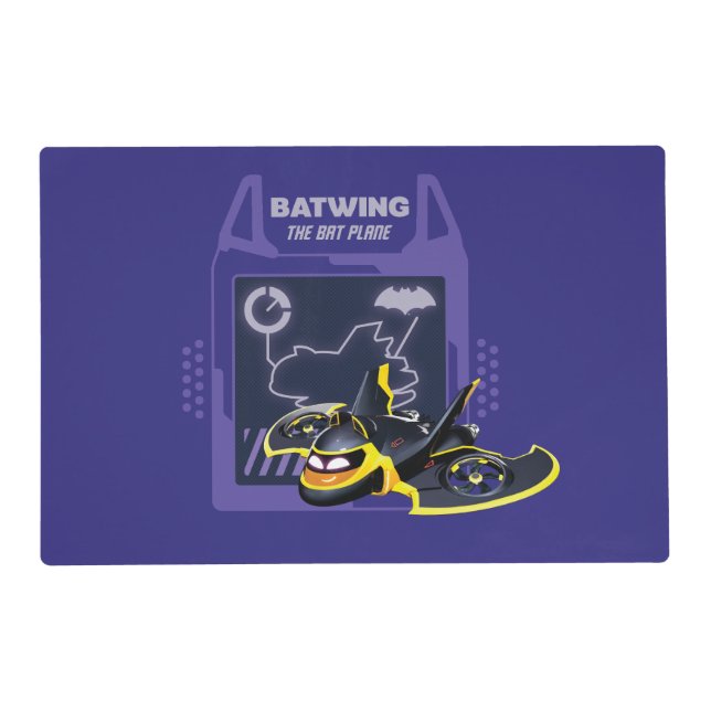 Batwheels™ Batwing - The Bat Plane Placemat (Front)