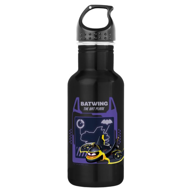 Batwheels™ Batwing - The Bat Plane Stainless Steel Water Bottle (Front)