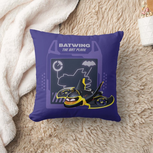 Batwheels™ Batwing - The Bat Plane Throw Pillow (Blanket)