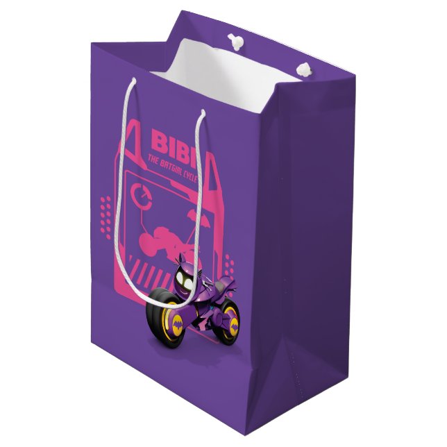 Batwheels™ Bibi - The Batgirl Cycle Medium Gift Bag (Front Angled)