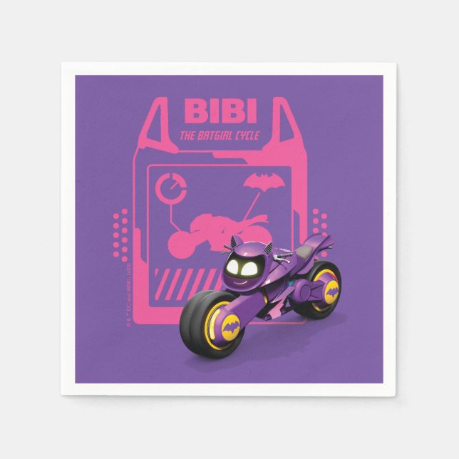 Batwheels™ Bibi - The Batgirl Cycle Napkins (Front)