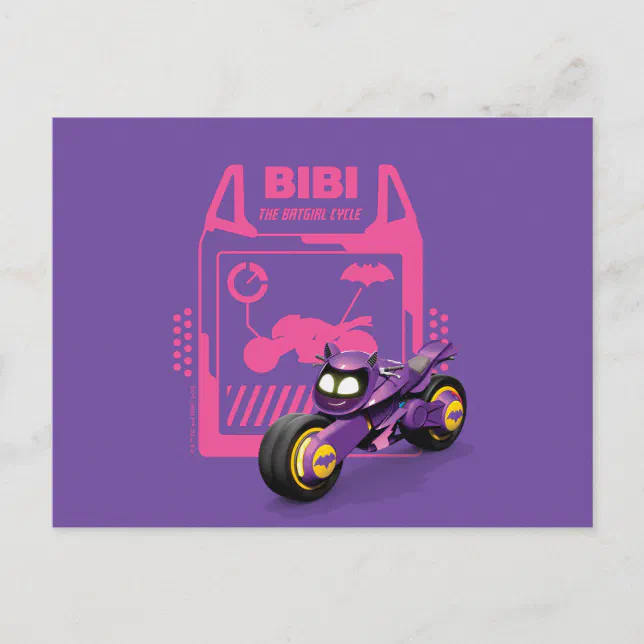 Batwheels™ Bibi - The Batgirl Cycle Postcard | Zazzle