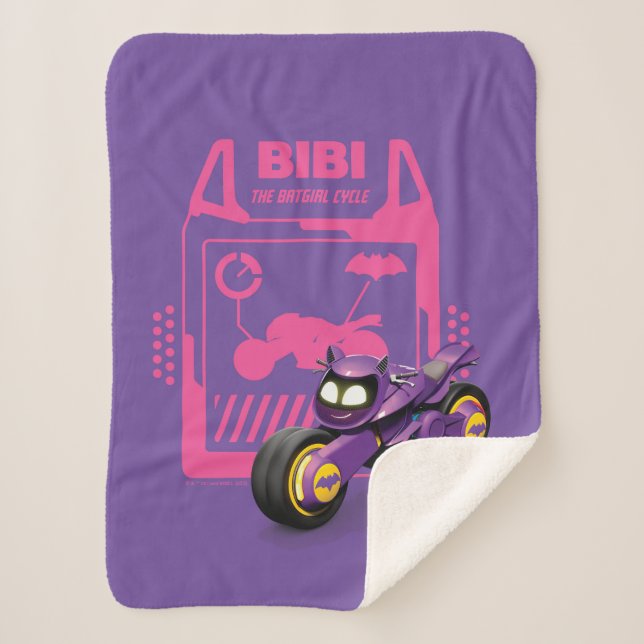 Batwheels™ Bibi - The Batgirl Cycle Sherpa Blanket (Front)