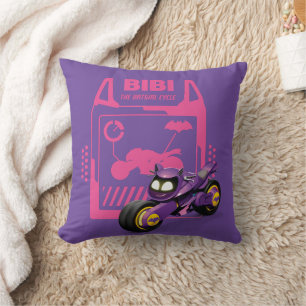 Batwheels™ Bibi - The Batgirl Cycle Throw Pillow