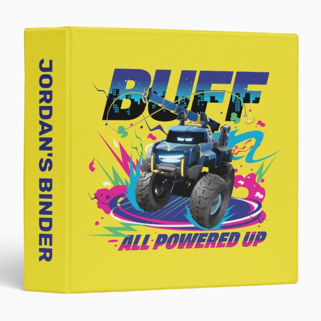 Batwheels™ Buff - All Powered Up 3 Ring Binder (Front/Spine)