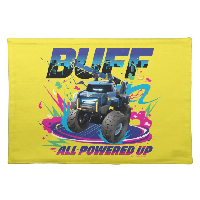 Batwheels™ Buff - All Powered Up Cloth Placemat (Front)