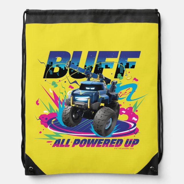 Batwheels™ Buff - All Powered Up Drawstring Bag (Front)