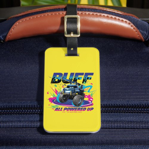 Batwheelsâ Buff _ All Powered Up Luggage Tag