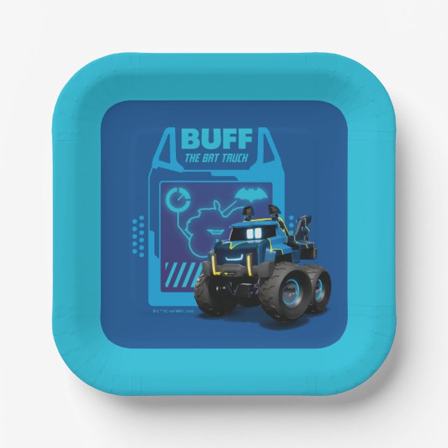 Batwheels™ Buff - The Bat Truck Paper Plates (Front)