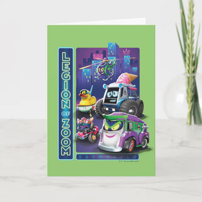 Batwheels™ - Legion of Zoom Card | Zazzle