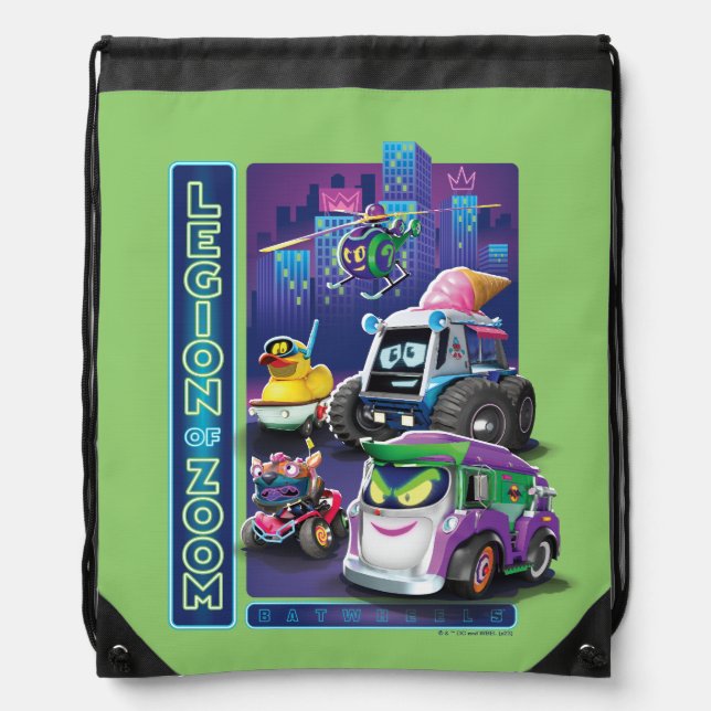 Batwheels™ - Legion of Zoom Drawstring Bag (Front)