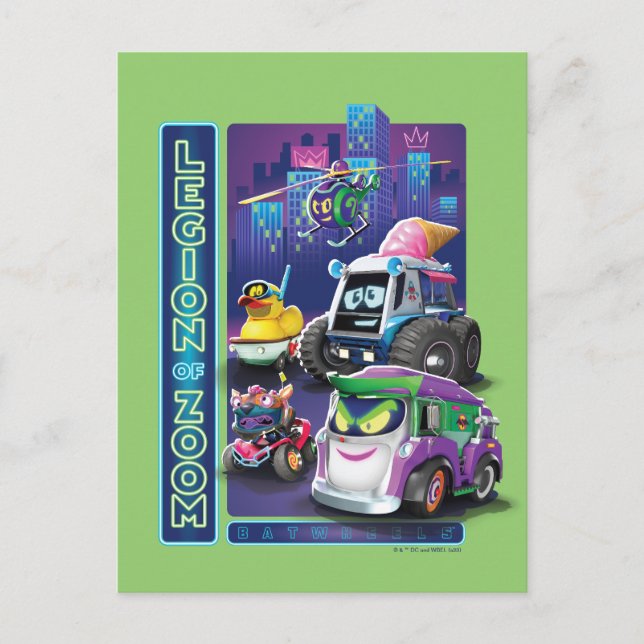 Batwheels™ - Legion of Zoom Postcard (Front)