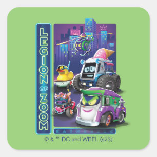 Batwheels™ - Legion of Zoom Square Sticker