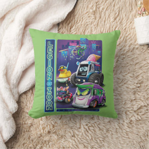 Batwheels™ - Legion of Zoom Throw Pillow