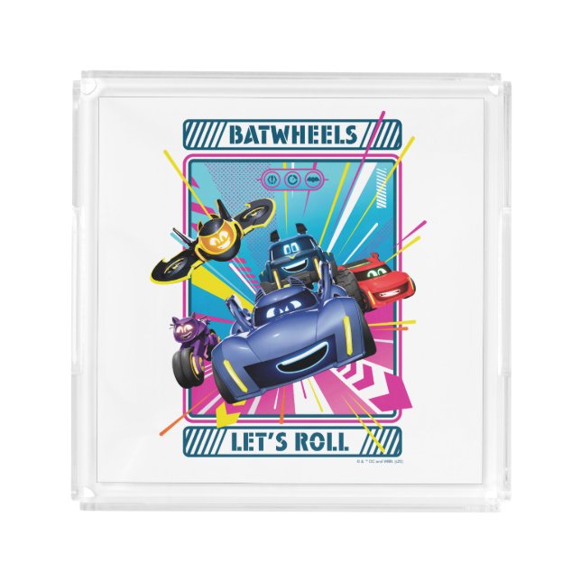 Batwheels™ - Let's Roll Acrylic Tray (Front)