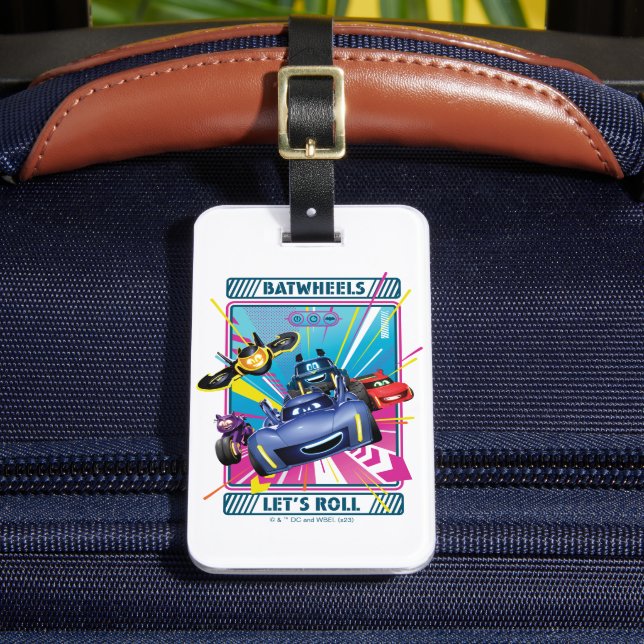Batwheels™ - Let's Roll Luggage Tag (Front Insitu 2)