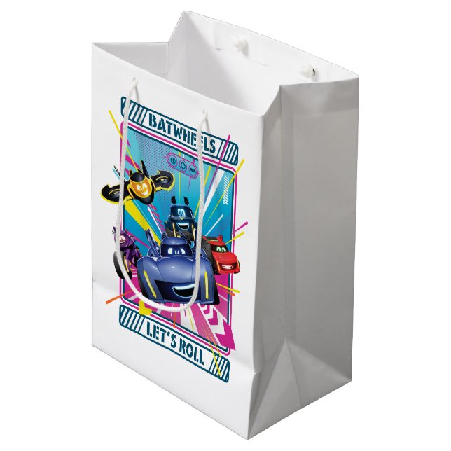 Batwheels™ - Let's Roll Medium Gift Bag (Front Angled)