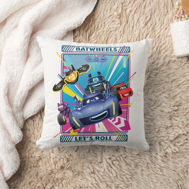 Batwheels™ - Let's Roll Throw Pillow (Blanket)