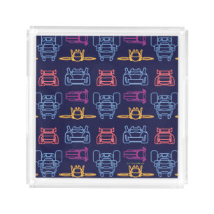 Batwheels™ Neon Outline Pattern Acrylic Tray