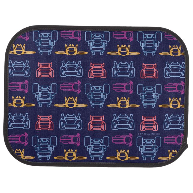 Batwheels™ Neon Outline Pattern Car Floor Mat (Rear)