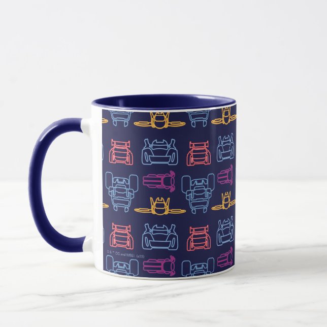 Batwheels™ Neon Outline Pattern Mug (Left)