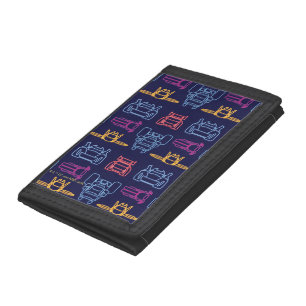 Batwheels™ Neon Outline Pattern Tri-fold Wallet