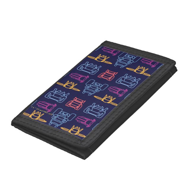 Batwheels™ Neon Outline Pattern Tri-fold Wallet (Bottom)