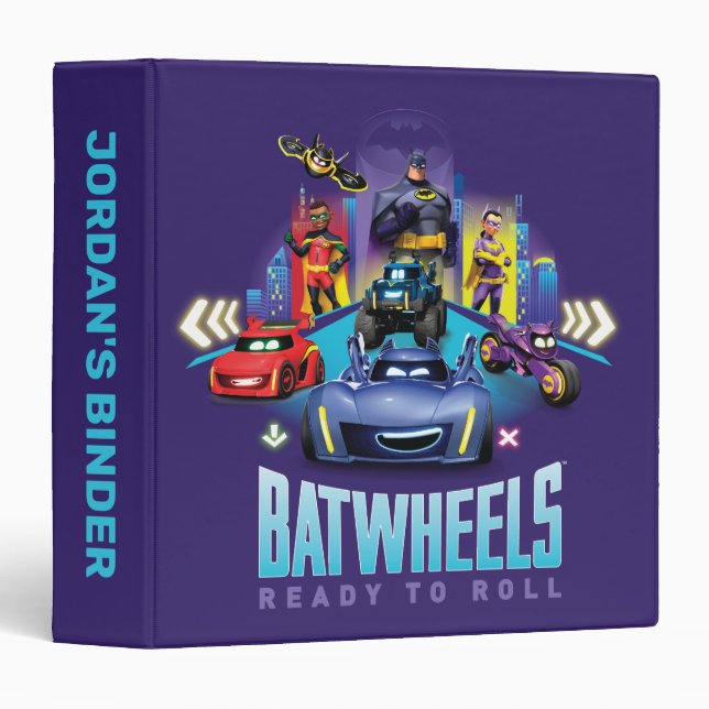 Batwheels™ - Ready to Roll 3 Ring Binder (Front/Spine)