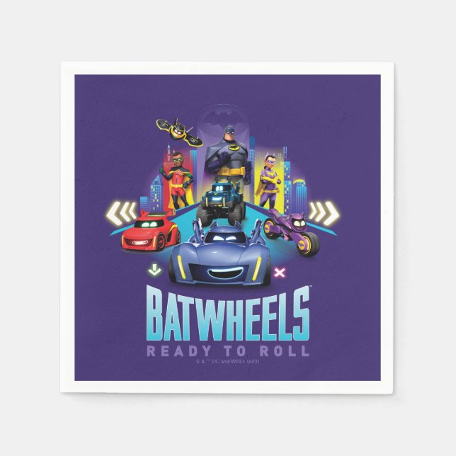 Batwheels™ - Ready to Roll Napkins (Front)