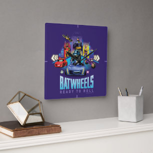 Batwheels™ - Ready to Roll Square Wall Clock