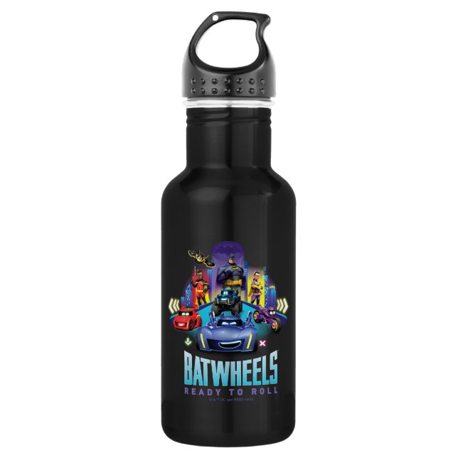 Batwheels™ - Ready to Roll Stainless Steel Water Bottle (Front)