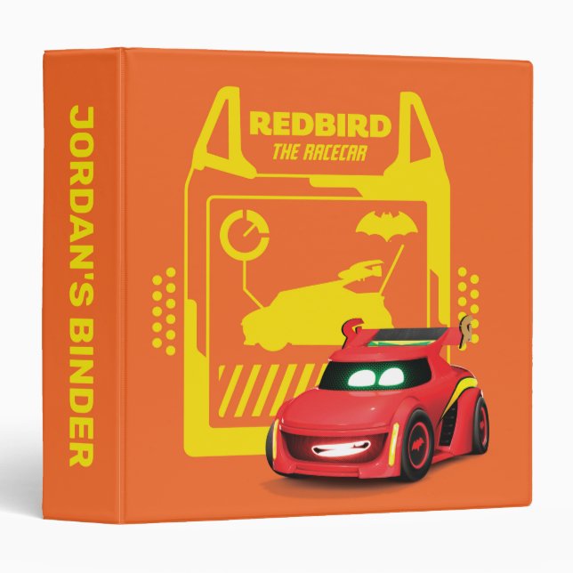 Batwheels™ Redbird - The Racecar 3 Ring Binder (Front/Spine)