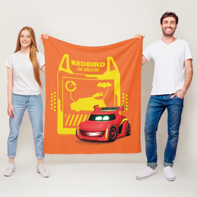 Batwheels™ Redbird - The Racecar Fleece Blanket (In Situ)