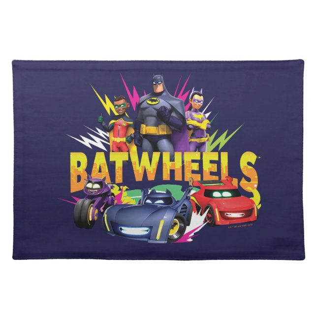 Batwheels™ Superhero Team Cloth Placemat (Front)