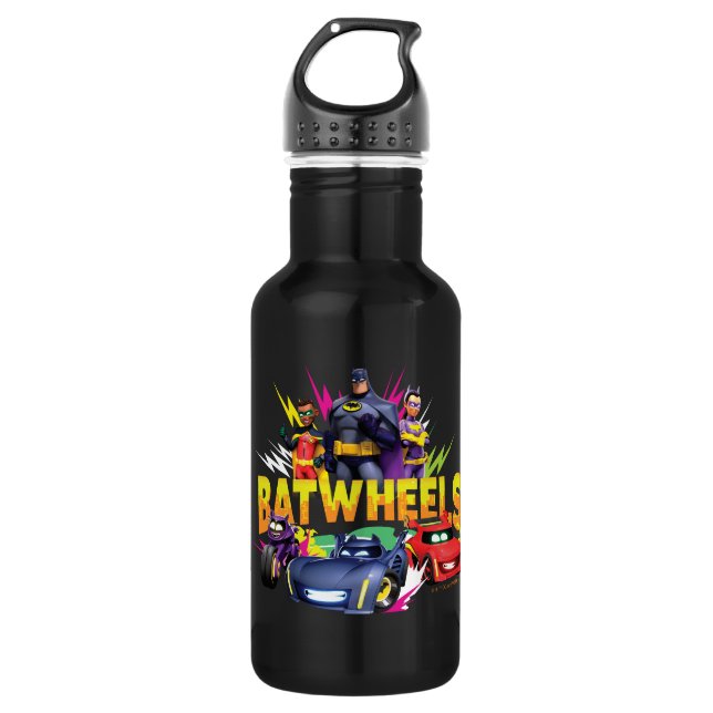 Batwheels™ Superhero Team Stainless Steel Water Bottle (Front)