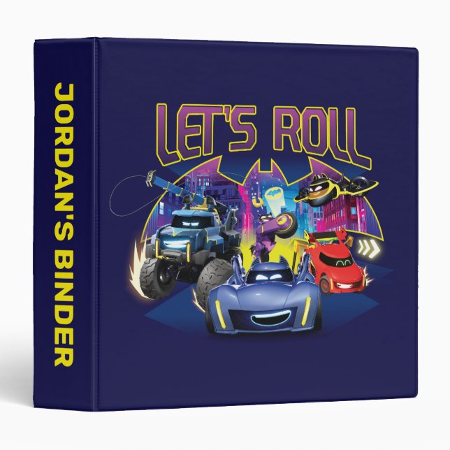 Batwheels™ Team - Let's Roll 3 Ring Binder (Front/Spine)