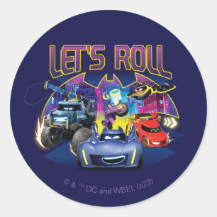 Batwheels™ Team - Let's Roll Classic Round Sticker