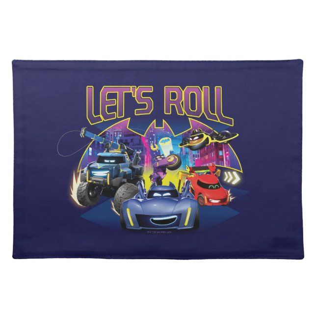 Batwheels™ Team - Let's Roll Cloth Placemat (Front)