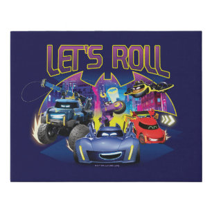 Batwheels™ Team - Let's Roll Faux Canvas Print