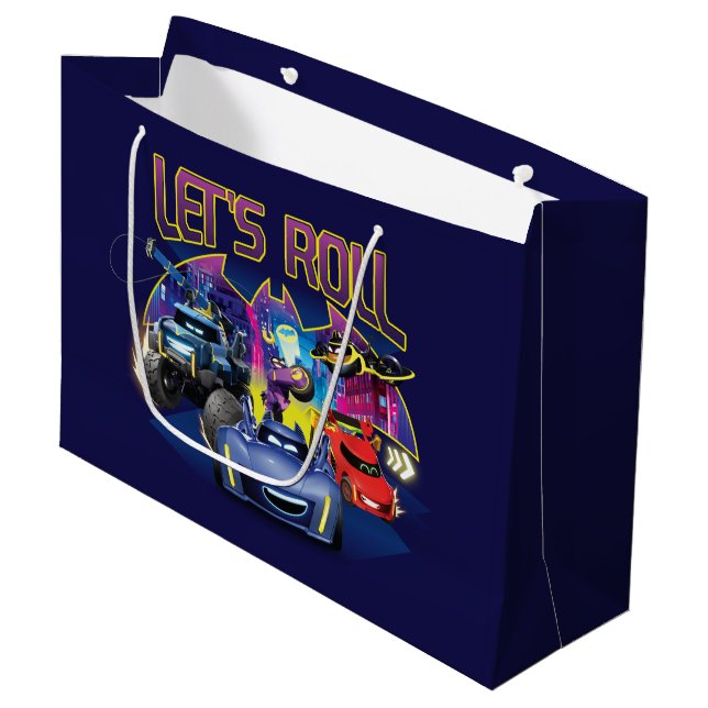 Batwheels™ Team - Let's Roll Large Gift Bag (Front Angled)