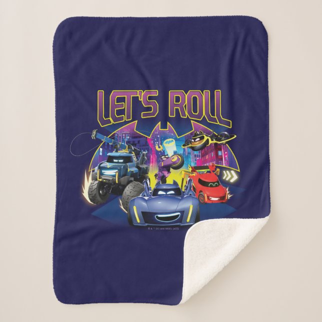 Batwheels™ Team - Let's Roll Sherpa Blanket (Front)