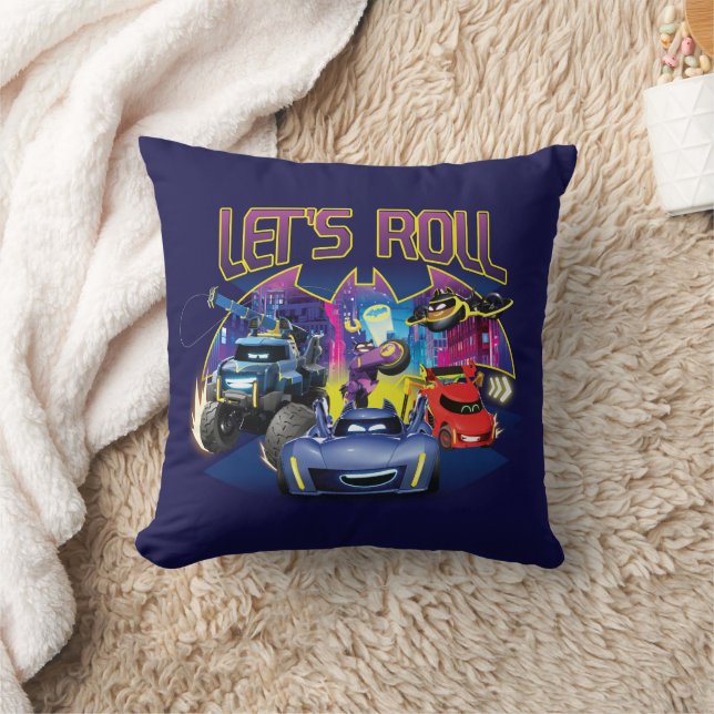 Batwheels™ Team - Let's Roll Throw Pillow (Blanket)