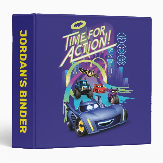 Batwheels™ - Time for Action 3 Ring Binder (Front/Spine)