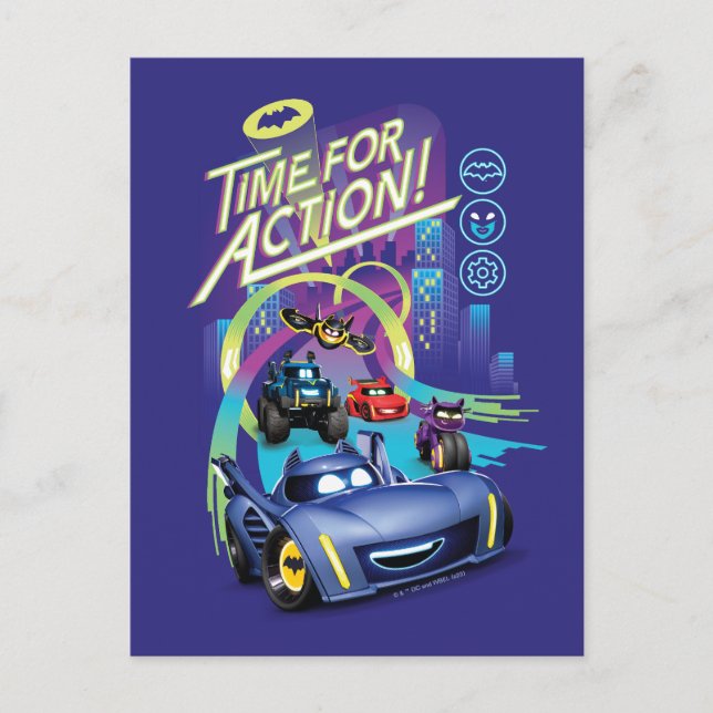 Batwheels™ - Time for Action Postcard (Front)