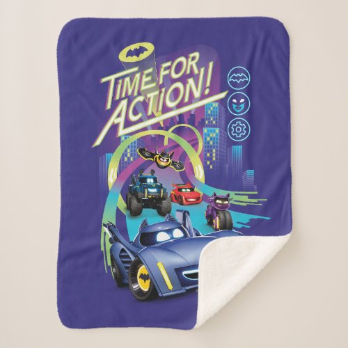 Batwheels _ Time for Action Sherpa Blanket
